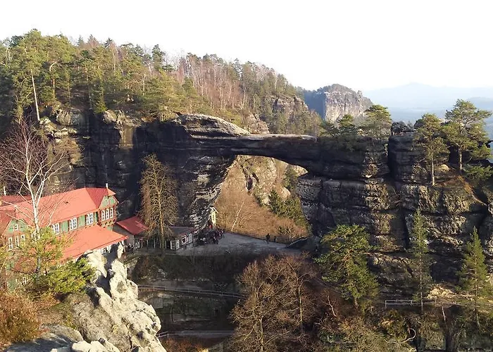 شقة Feriendomizil Elbsandsteingebirge كونيجشتاين آن دير إلب